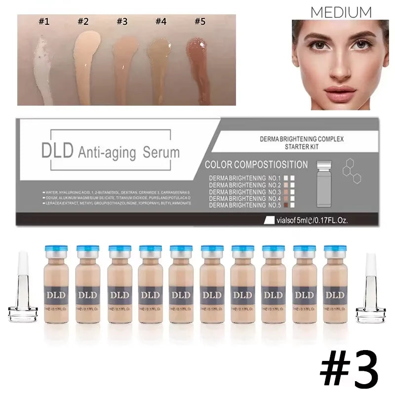 Korean BB Glow Ampoule 5ml – Whitening, Moisturizing & Sun‑Protective Foundation Essence