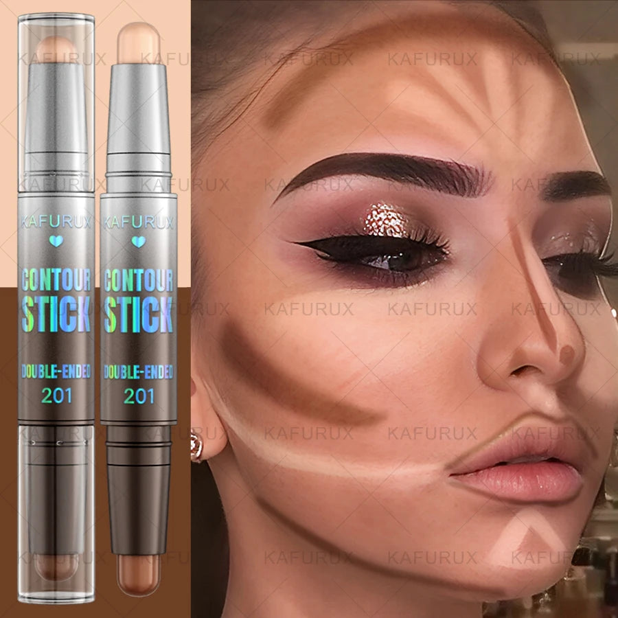 Dual‑Ended Contour Stick – Seamless Sculpting & Concealer for Flawless Definition