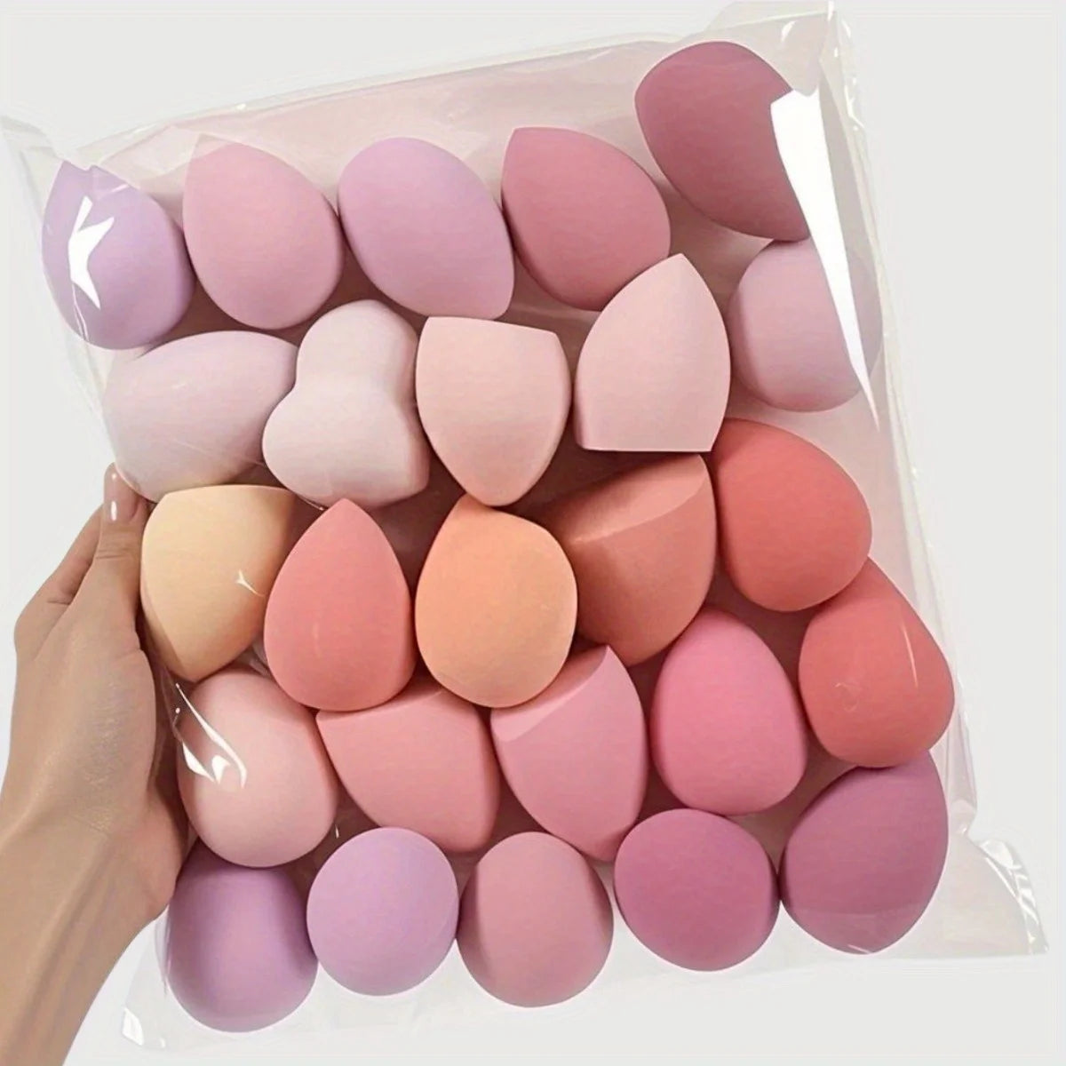 8PCS Professional Makeup Sponge Set – Hydrophilic, Assorted Shapes, Perfect for Powder & Liquid Foundation