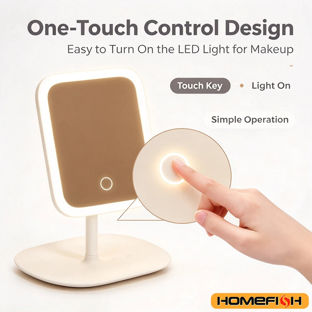 Vanity Mirror 3 Color Light LED Makeup Mirror