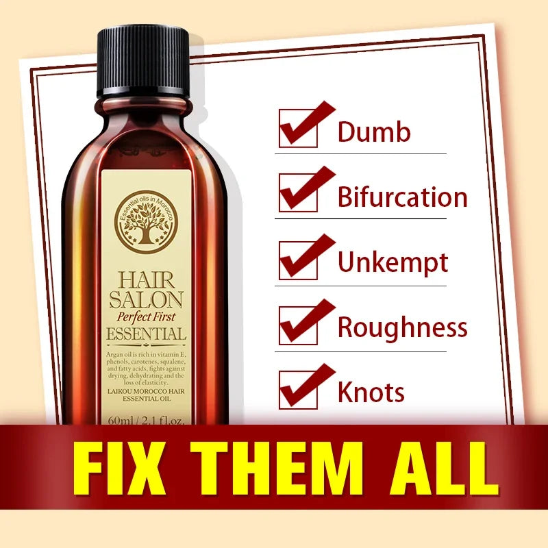 LAIKOU Argan Hair Oil – Anti‑Frizz & Deep Repair.