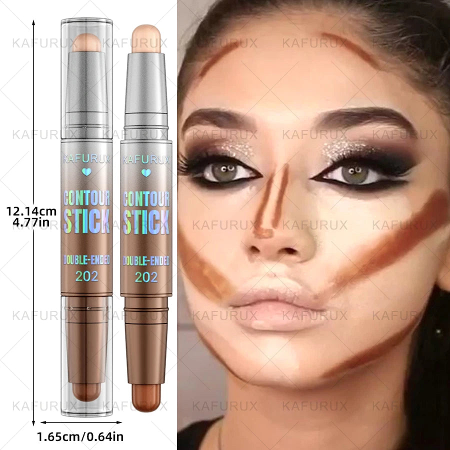 Dual‑Ended Contour Stick – Seamless Sculpting & Concealer for Flawless Definition