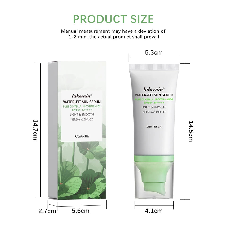 LAKERAIN SPF50 Sunscreen Lotion – Long‑Lasting, Non‑Greasy UV Protection for Face