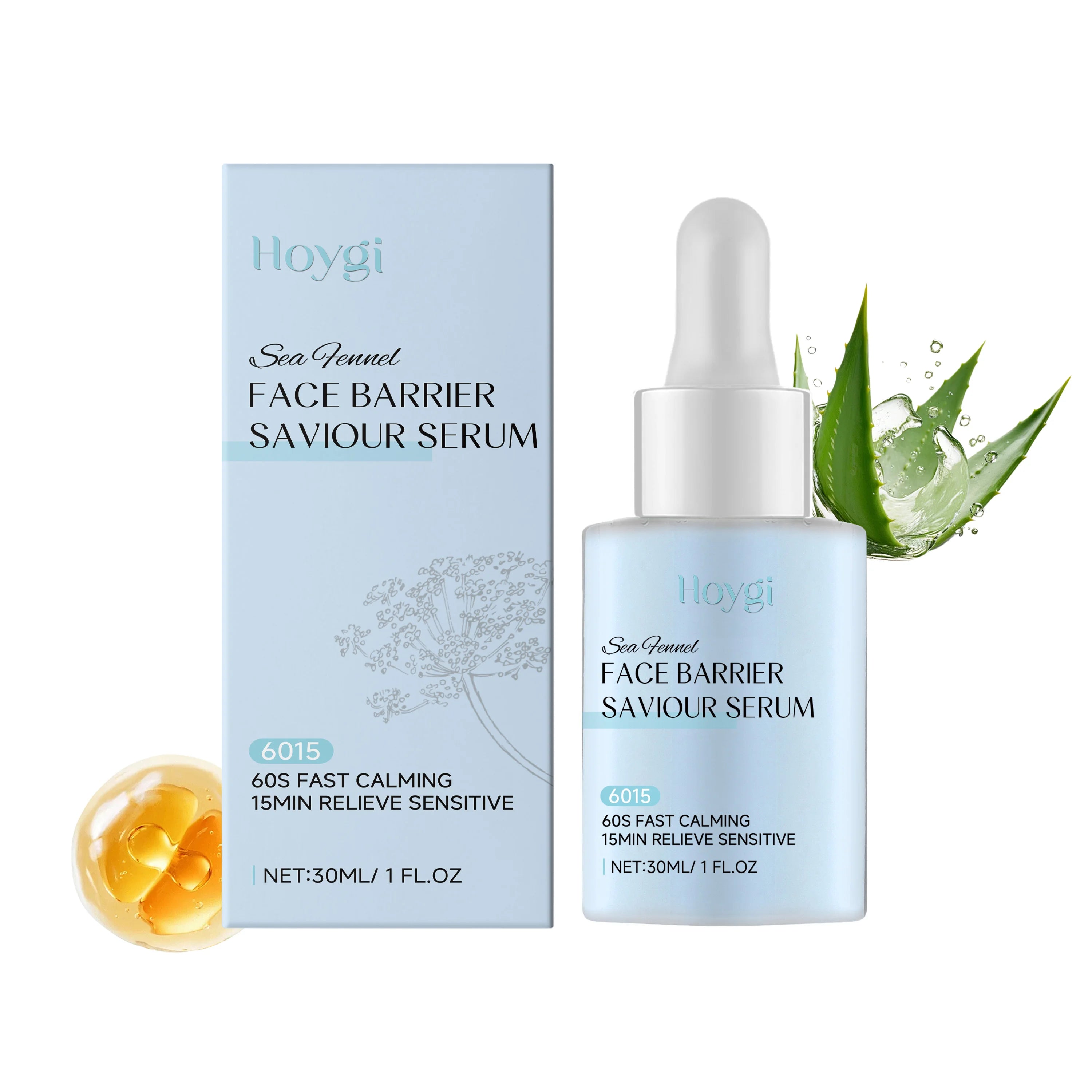 Hoygi Nicotinamide Face Serum for Reduce Melanin Fade Dark Spot Repair Nourishing Blue Copper Titanium Facial Skin Care Essence