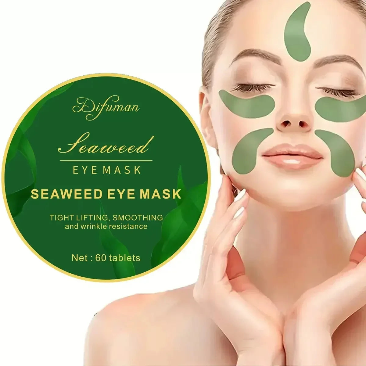 Seaweed Collagen Eye Patches – Hydrating & Brightening (60pcs)