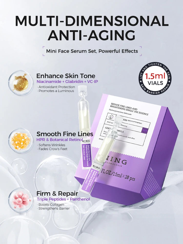 Face Ampoule Essence – Niacinamide, Salicylic Acid + Peptides for Even-Looking Tone, Smooth-Looking Lines & Blemish Comfort