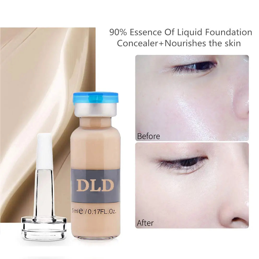 Korean BB Glow Ampoule 5ml – Whitening, Moisturizing & Sun‑Protective Foundation Essence