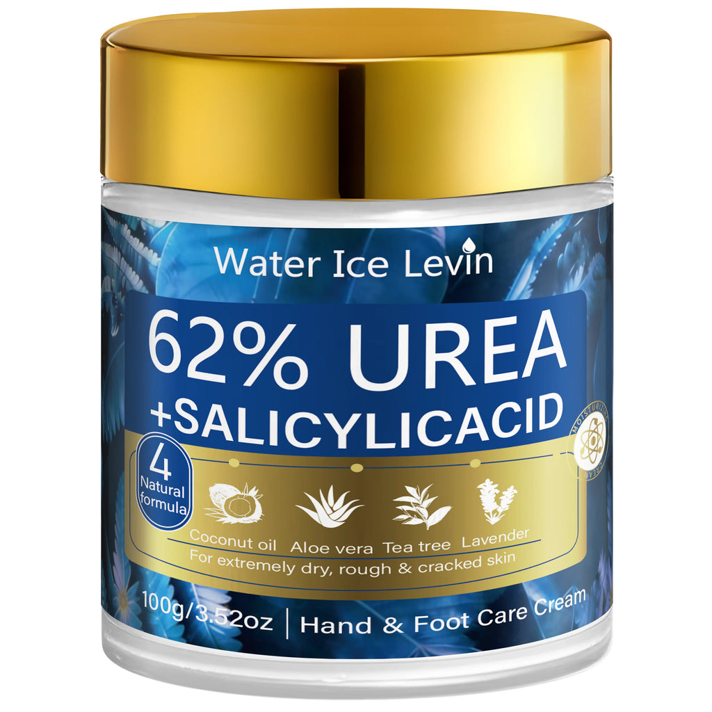Urea & Salicylic Acid Hand & Foot Cream - Natural Formula, Moisturizing for Extremely Dry Rough Skin