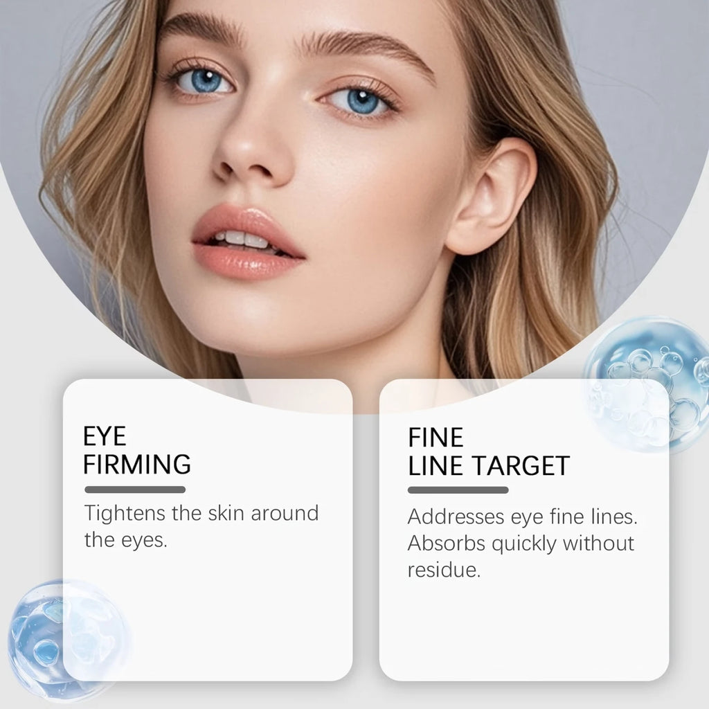 NAD+ Retinal Peptide Eye Cream with Collagen, Moisturizing & Firming Under Eye Skin