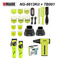 WMARK Professional Hair Trimmer 5 in 1 Barber KIT Shaver Hair Dryer and Spray Bottle Handheld Gift Box Trimmer for Men NG-8637