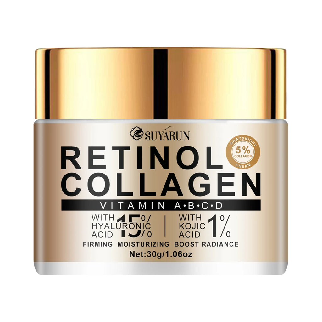 Brightening Collagen Moisturizer – Kojic Acid & Hyaluronic Acid Formula