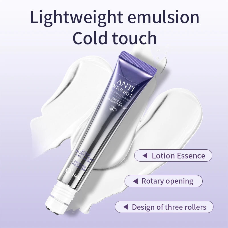 O’CHEAL Anti‑Wrinkle &amp; Anti‑Dark Circle Eye Cream with Roller Massager – 20g