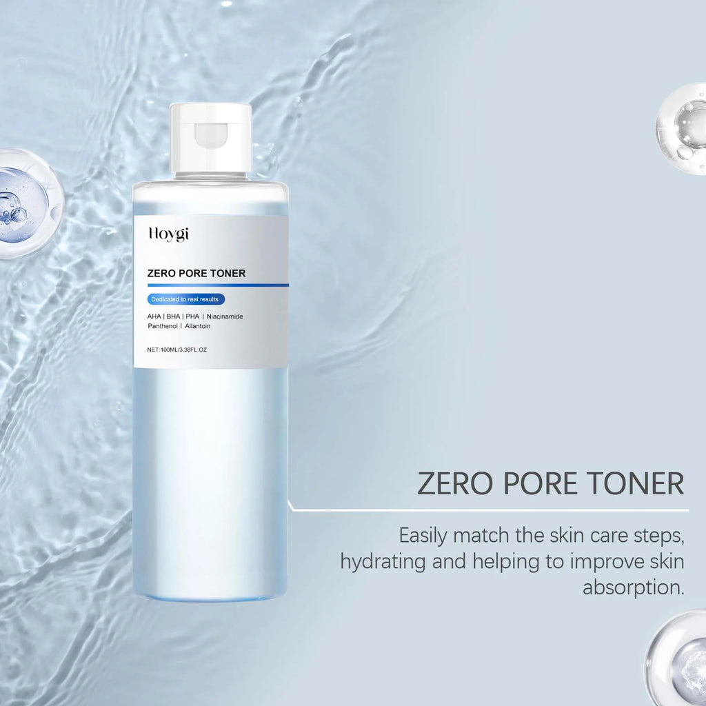 Exfoliating Hydrating Toner Moisturizing Smoothing Brighten Skin Pore Refining Improve Dry Skin Zero Pore Toner Soothing Formula