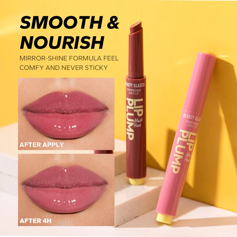 Beauty Glazed 12 Color Shimmering Juicy Lipstick