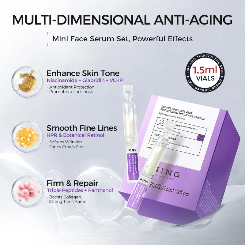 Face Ampoule Essence – Niacinamide, Salicylic Acid + Peptides for Even-Looking Tone, Smooth-Looking Lines & Blemish Comfort