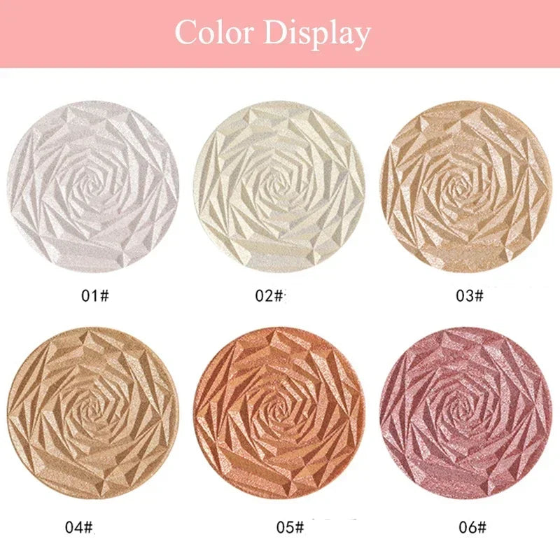 6‑Color Diamond Glow Palette – Ultra‑Shimmer Highlighter