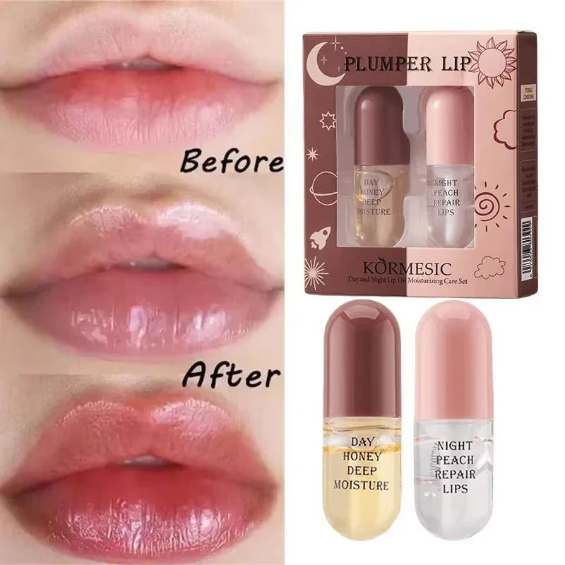 Volumising Lip Plumper Serum – Instant Fullness, Elasticity Boost, Long‑Lasting Moisture & Gloss Oil Finish
