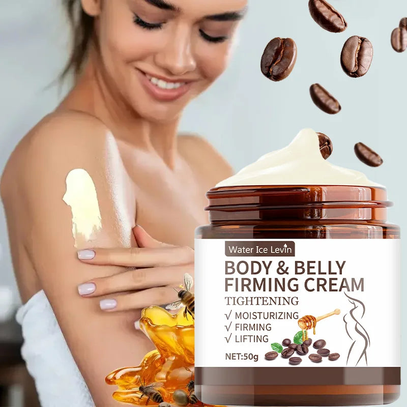 Abdominal Control Firming Cream - 60g, Plant Extract Deep Moisturizing and Moisturizing, Alcohol-Free, Suitable for All Skin Types, No Spices, Enhances Skin Elasticity