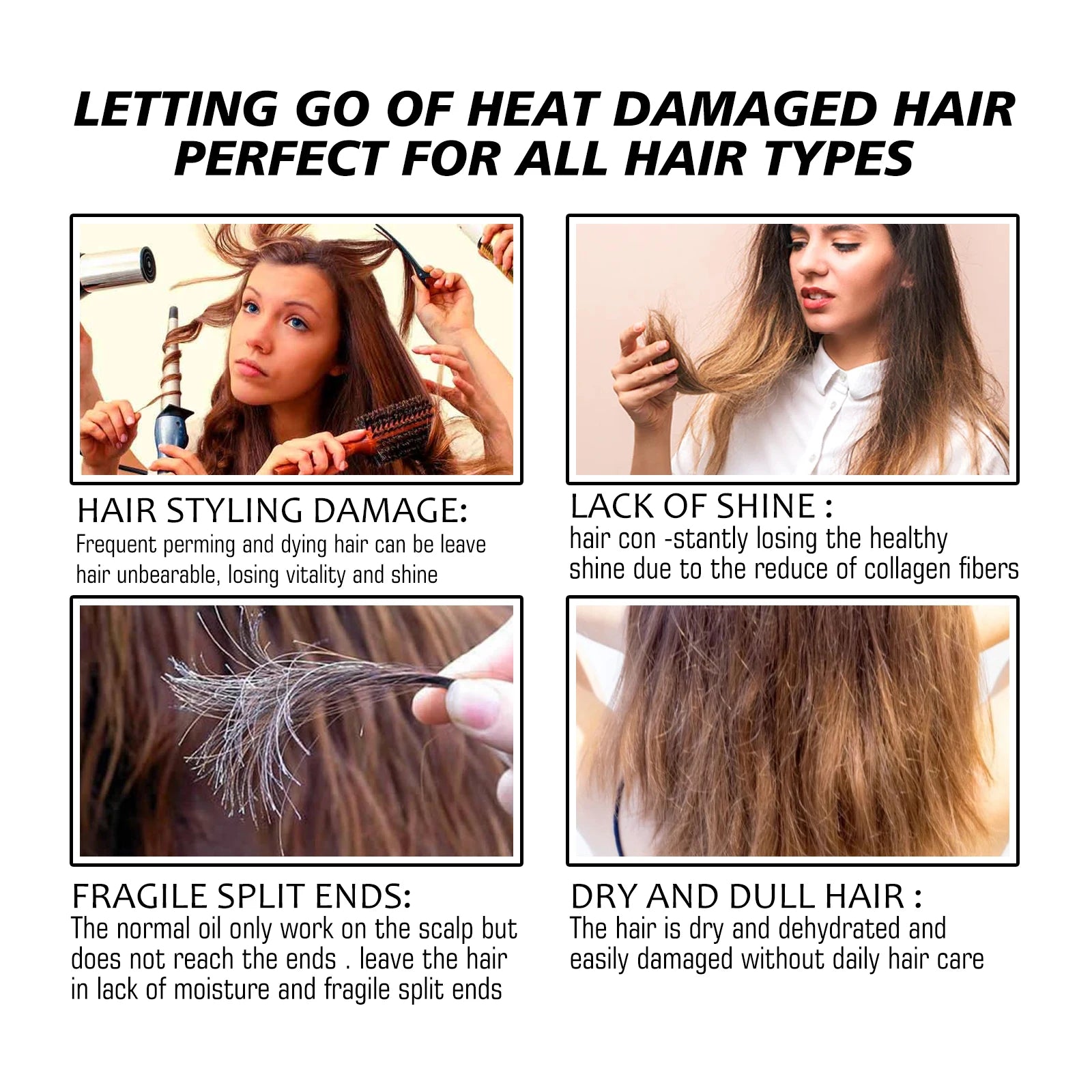 Keratin 8‑Second Hair Mask – Anti‑Frizz & Breakage Repair