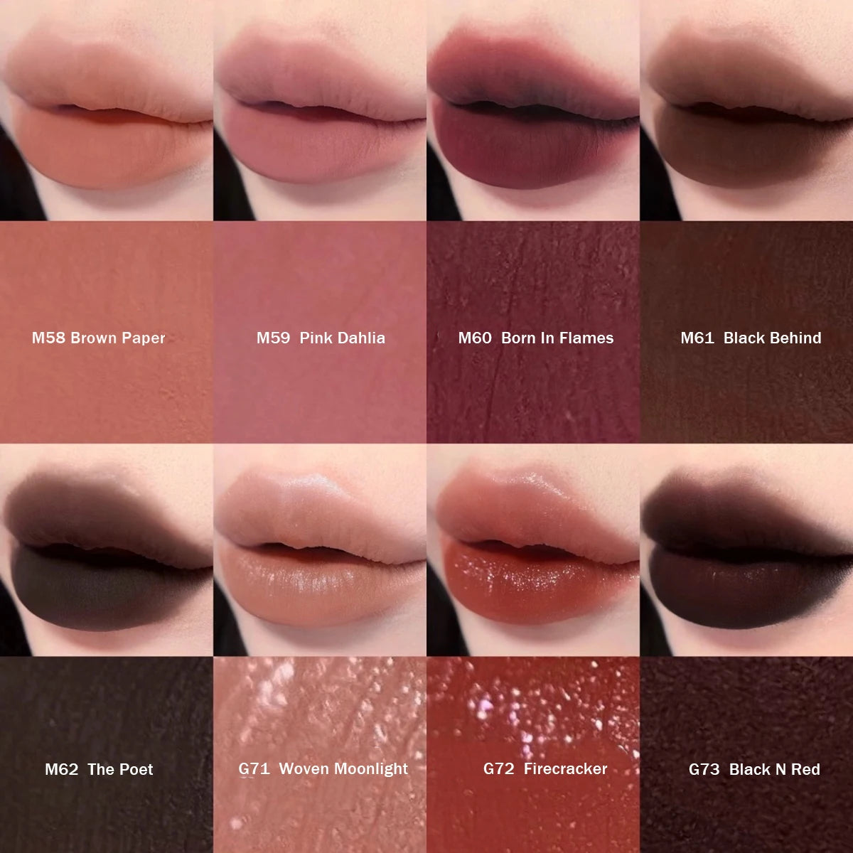 Girlcult Love Whisper Matte Lip Stain – Velvet Matte Texture, Lightweight Non‑Drying, Soft‑Focus Finish, Perfect for Edgy Makeup Looks