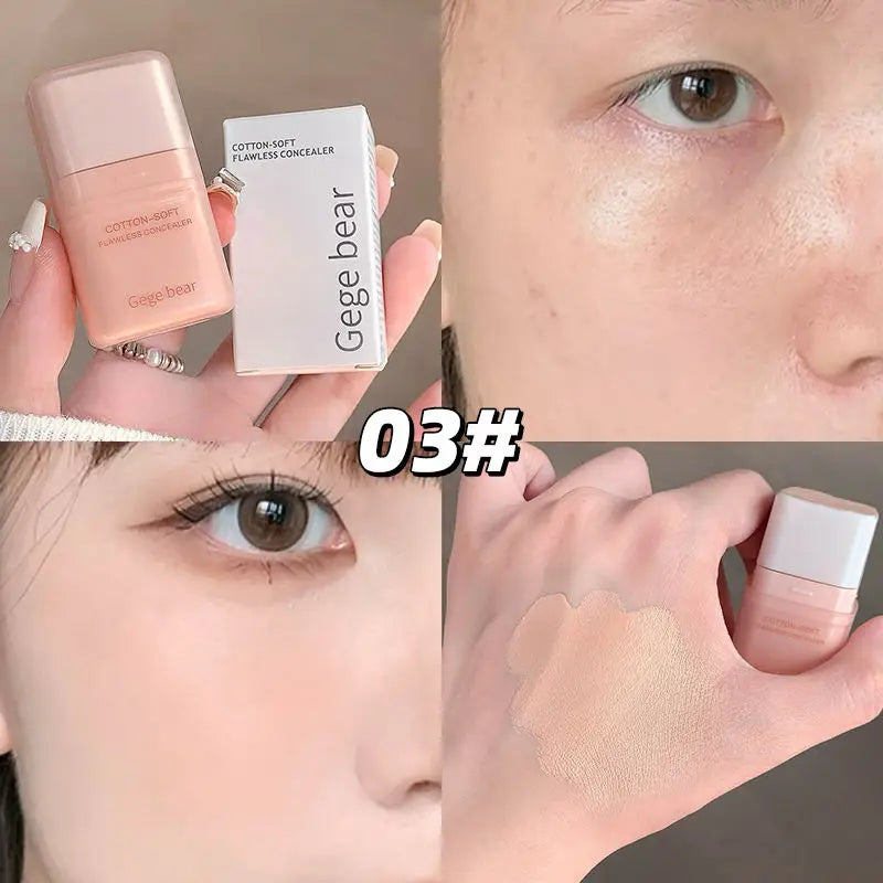 Full Coverage Hydrating Concealer,Lightweight Long Wear Concealer for Dark Circles Acne Scars&Blemishes,Long Lasting Face Makeup