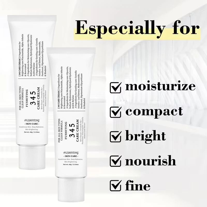 345 Series Skincare Set – Eye Cream, Serum & Face Cream for Lifting, Hydration & Dark Circle Repair