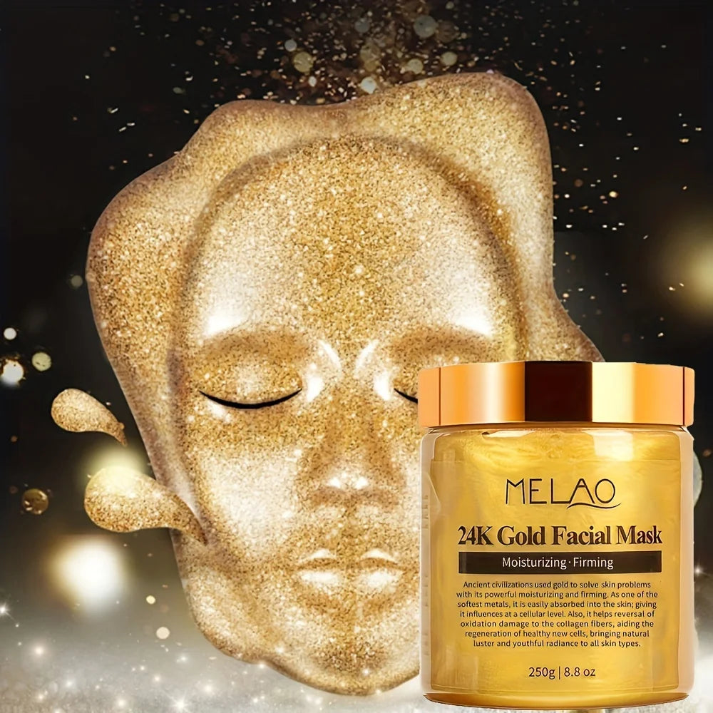 MELAO Gold Collagen Mask – Deep Moisture & Glow Care