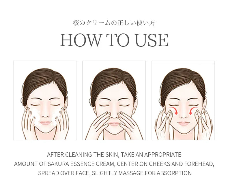 Facial Products Kit LAIKOU Sakura Skin Care Set