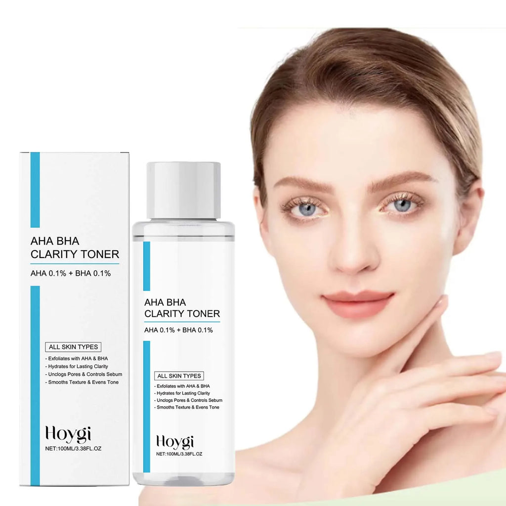 AHA BHA Gentle Exfoliating Toner — Pore Refining & Hydrating Facial Essence