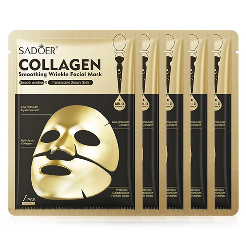 SADOER Golden Collagen Facial Masks