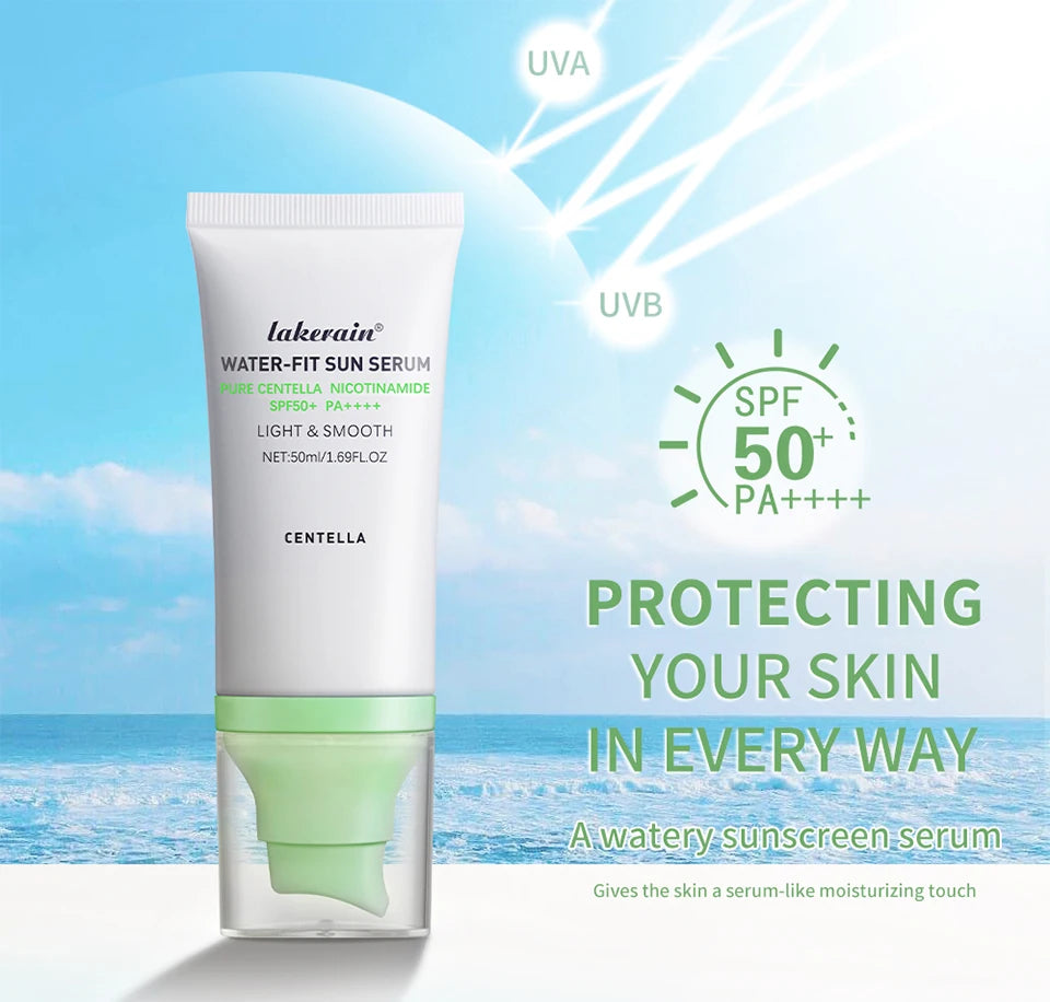 LAKERAIN SPF50 Sunscreen Lotion – Long‑Lasting, Non‑Greasy UV Protection for Face