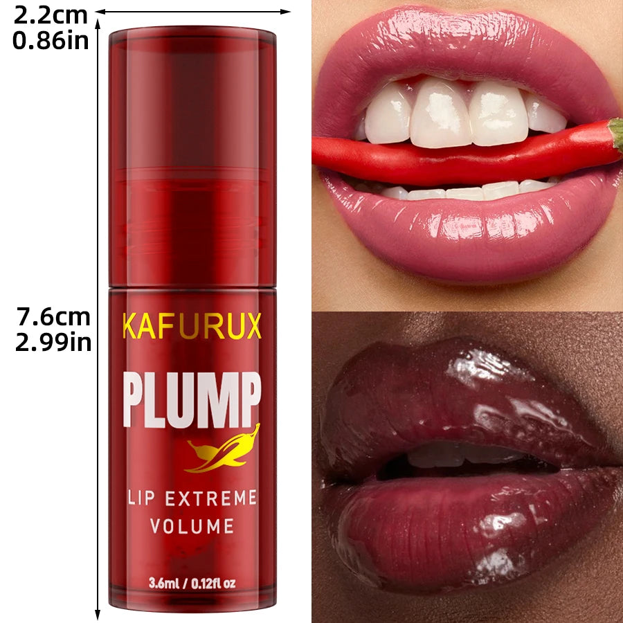 Instant volumizing effect for fuller‑looking lips
