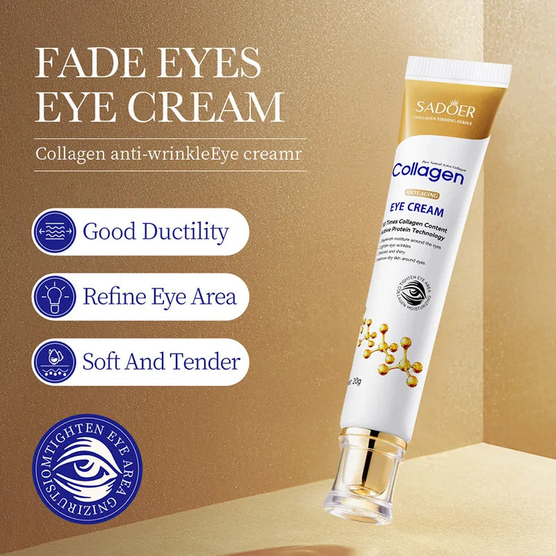 SADOER Collagen Eye Cream skincare Anti Dark Circles