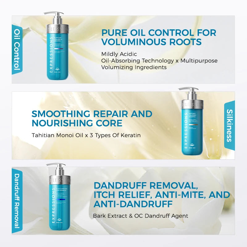Silky Smooth Shampoo – Nourishing, Deep Cleansing, Moisturizing, Scalp Care & Long-Lasting Floral Fragrance
