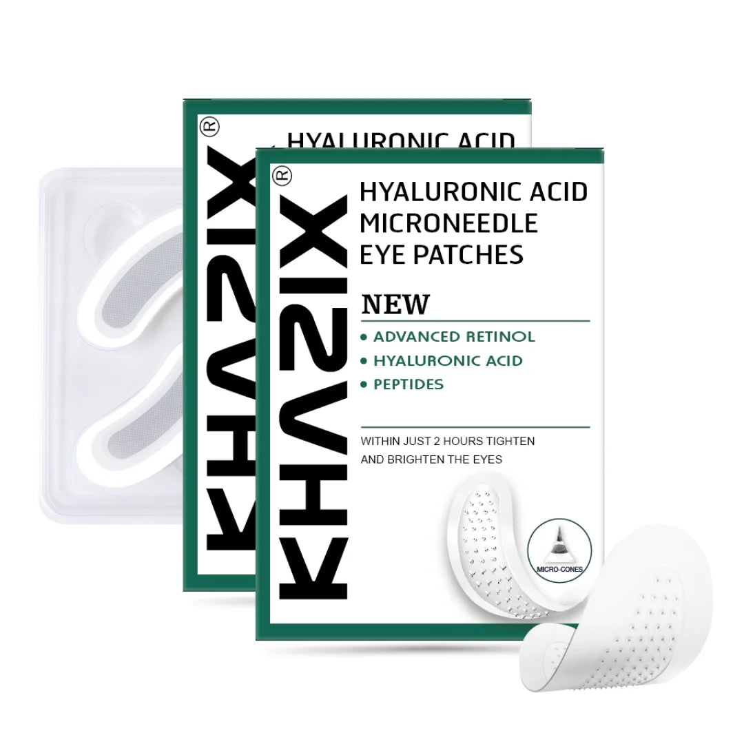 Retinol microneedle patches for targeted wrinkle care.
