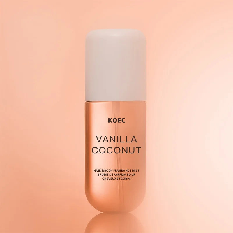 KOEC Vanilla Coconut Spray Perfume Refreshing Moisturizing Premium Dragon Fruit Floral Women's Perfume Triple Fragrance 50ml