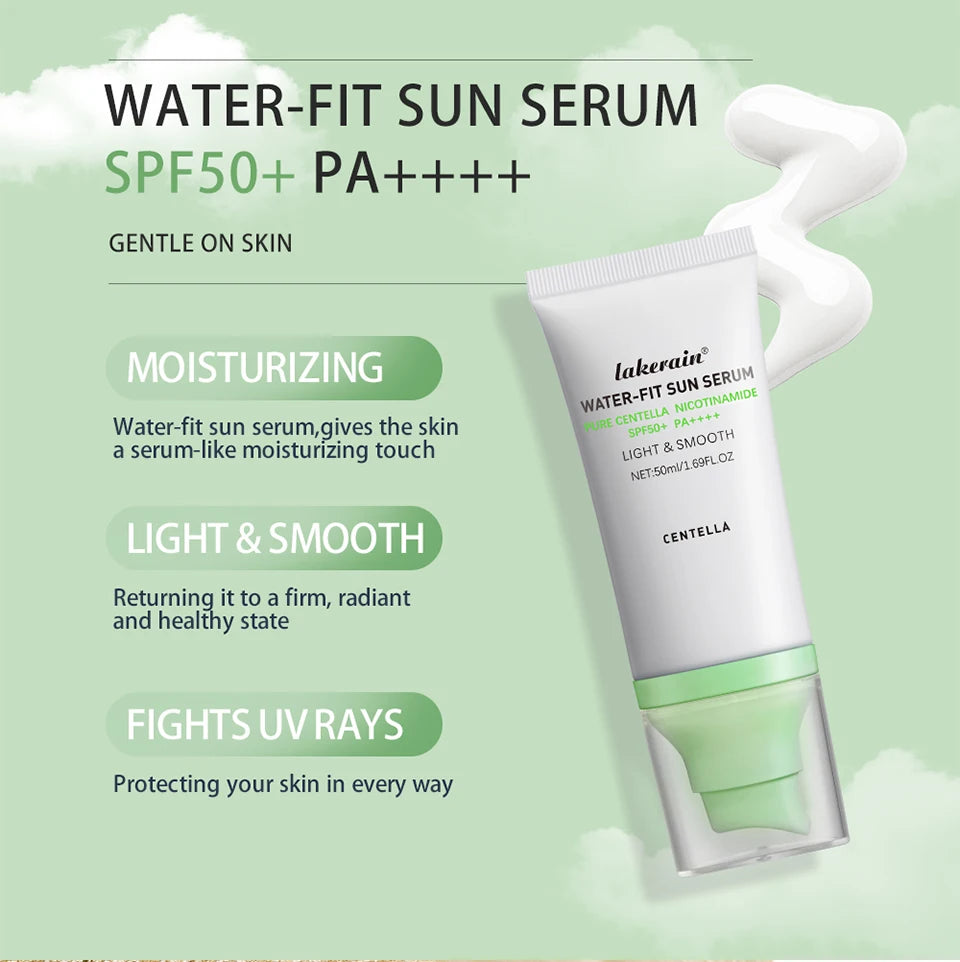 LAKERAIN SPF50 Sunscreen Lotion – Long‑Lasting, Non‑Greasy UV Protection for Face