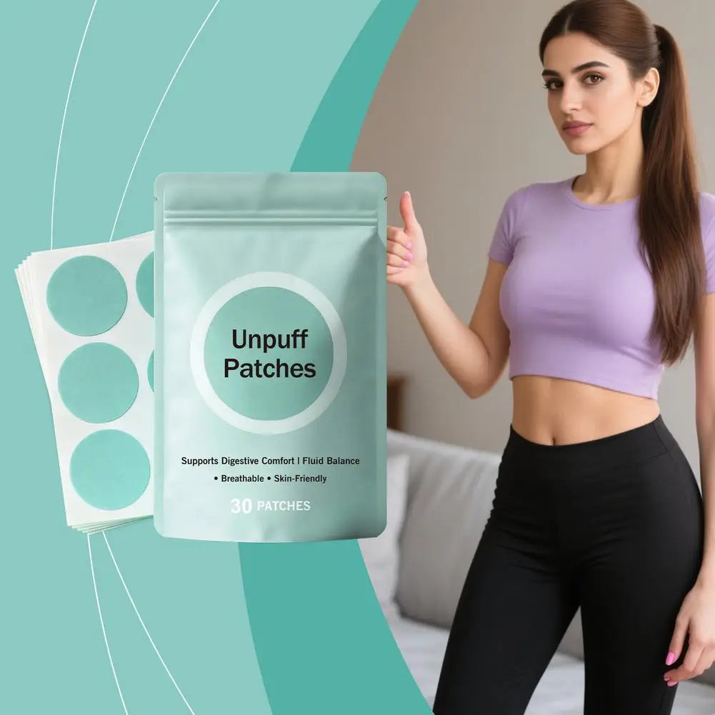 30 UnPuff PATCHES Supports Naturally Plant Ingredients Comfort