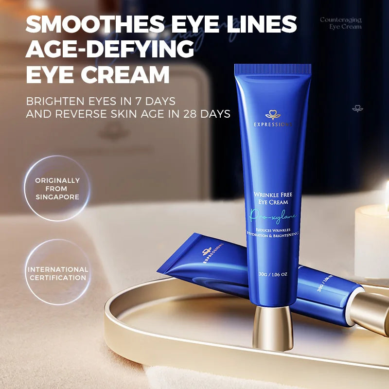 Eye Cream with Peptides + Niacinamide – Hydrating Firming Care, Smooth-Looking Lines & Brighter-Looking Under Eyes
