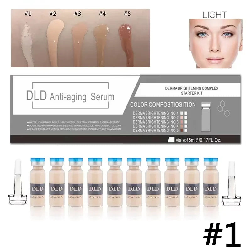 Korean BB Glow Ampoule 5ml – Whitening, Moisturizing & Sun‑Protective Foundation Essence