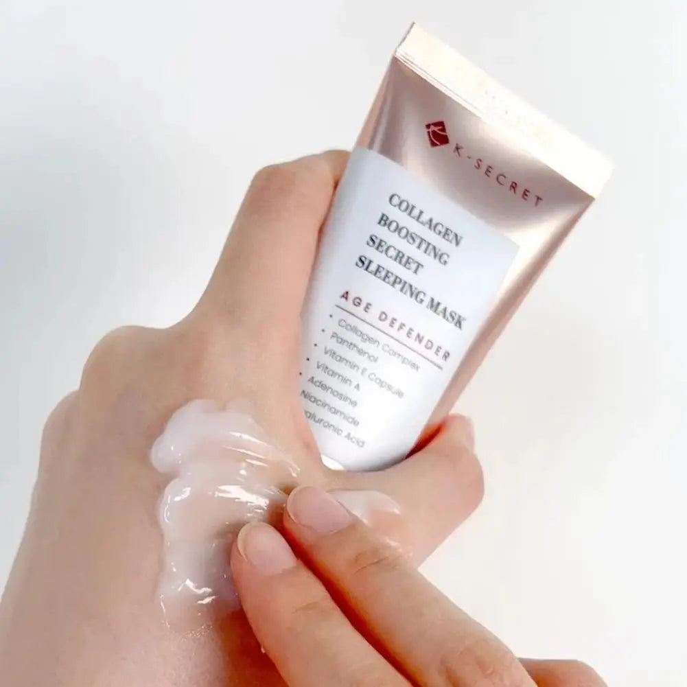 K-SECRET Korean Deep Collagen Mask Peel Off Mask Face Anti Wrinkle Lifting Skin Care Masks Pack Night Wrapping  Overnight Skin