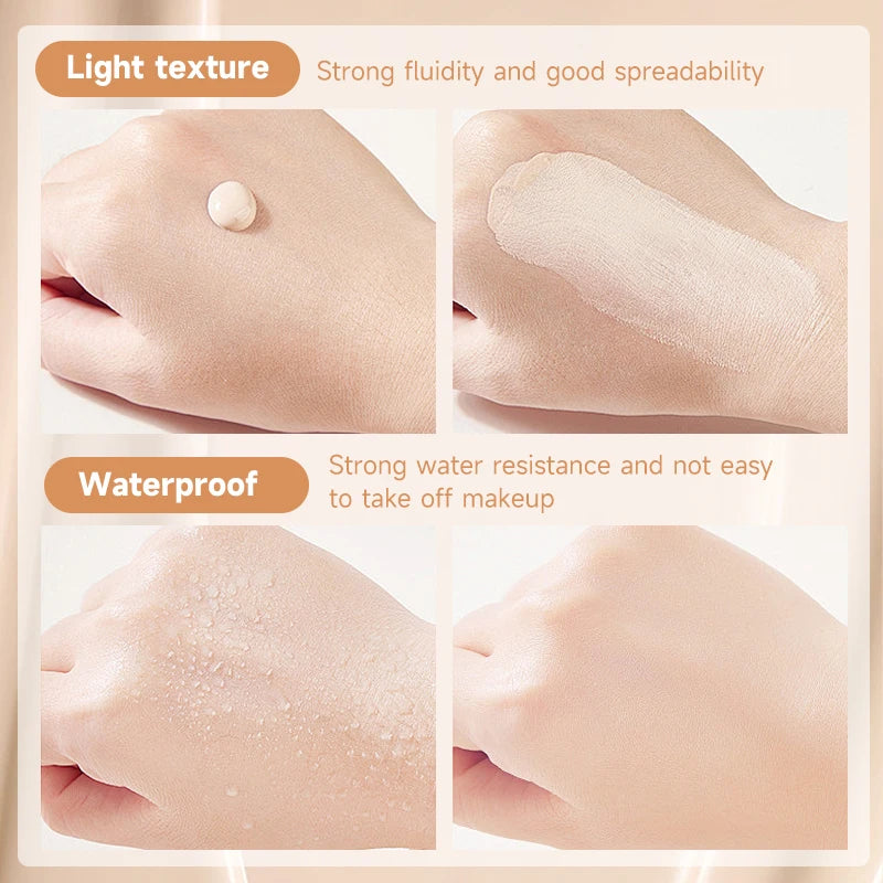 Smooth Liquid Foundation – Moisturizing, Oil‑Control & Waterproof