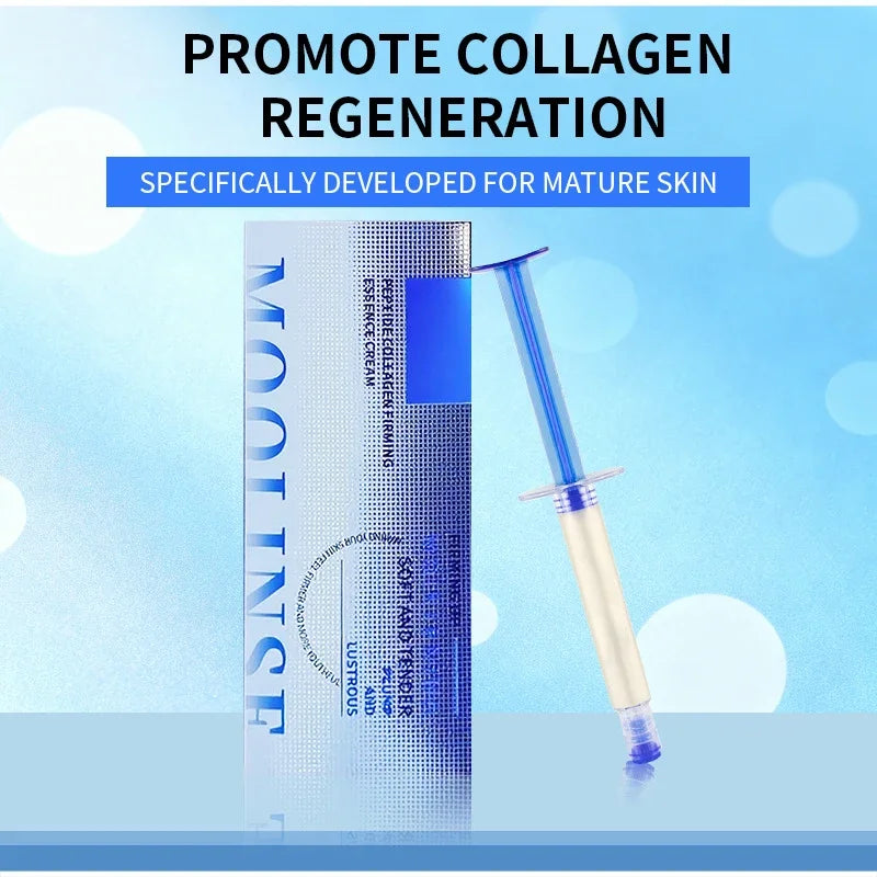 Polypeptide Collagen Essence Cream Moisturizing Firming Elastic Tender Filling Fine Lines Nourishing Facial Skin