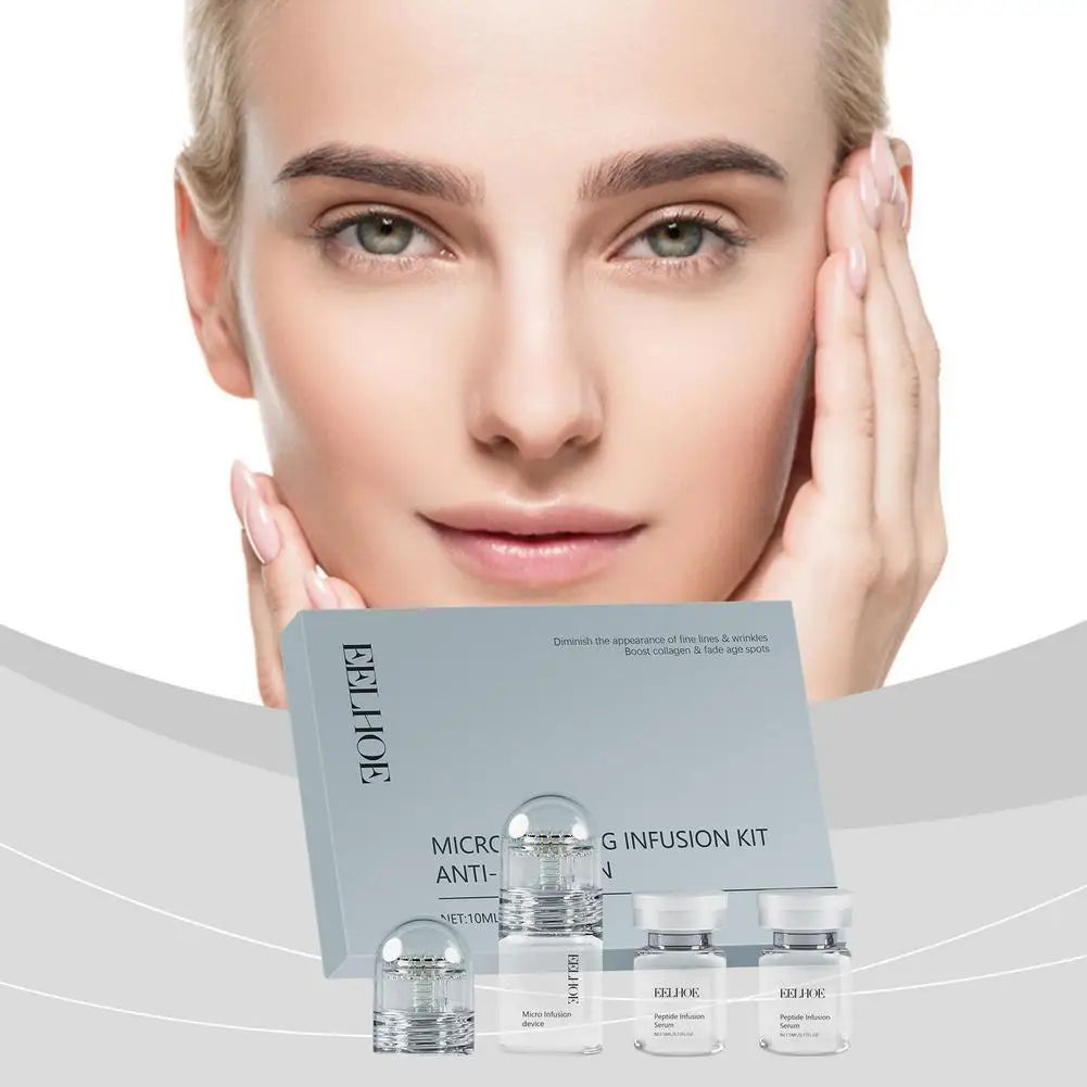 1/2Box Hyaluronic Acid Facial Set Gently hydrating and nourishing skin roller cleansing facial skin set Skin Care