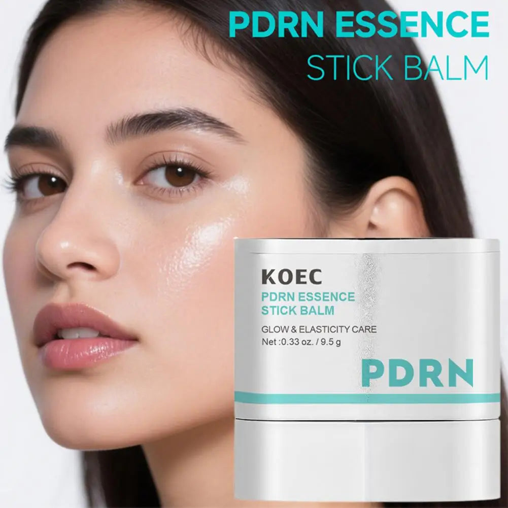 PDRN Collagen Essence Stick Balm All-in-One Eye, Neck & Makeup Base Balm, Plumping for Fine Lines Wrinkles Skin Care