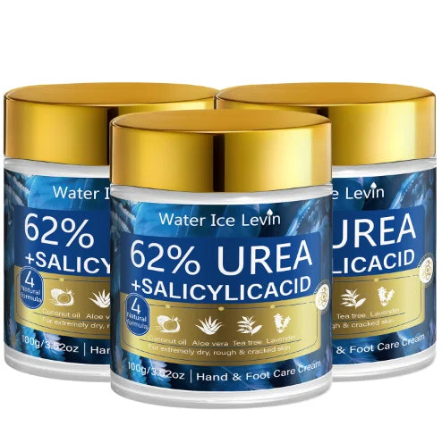 Urea & Salicylic Acid Hand & Foot Cream - Natural Formula, Moisturizing for Extremely Dry Rough Skin