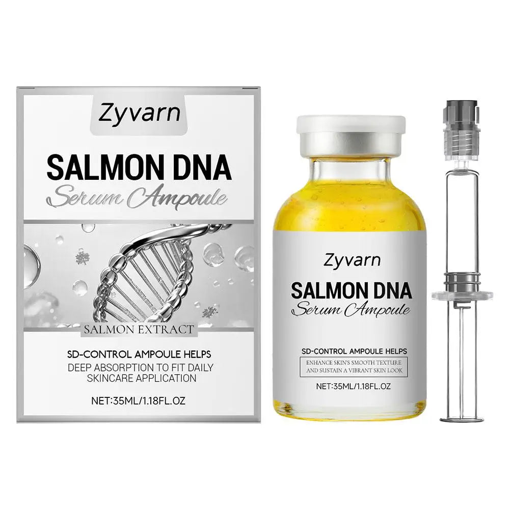 Korean Salmon Ampoule Serum Pure Peptide Powerful Firming Anti-Aging Essence Lotion Effectively Tightens Moisturizes Skincare