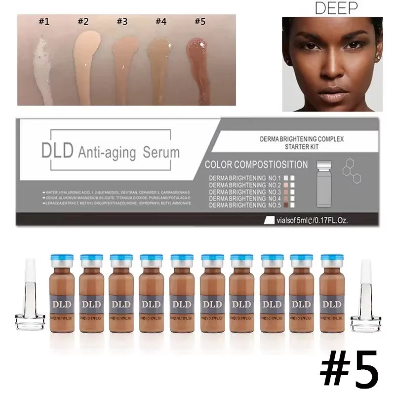 Korean BB Glow Ampoule 5ml – Whitening, Moisturizing & Sun‑Protective Foundation Essence