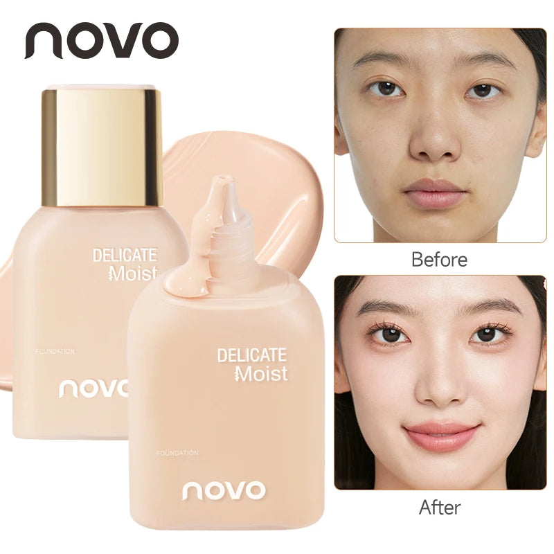 Smooth Liquid Foundation – Moisturizing, Oil‑Control & Waterproof