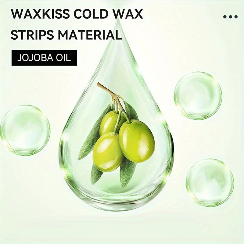 Professional Cold Wax Strips – Double‑Sided Hair Removal Tapes for Legs, Body & Face (6 / 10 / 20 Sticks)